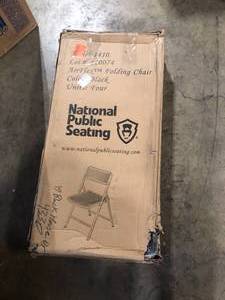 National Public Seating AirFlex Series Premium Polypropylene Folding Chair (Pack of 4)  Customer Returns See Pictures