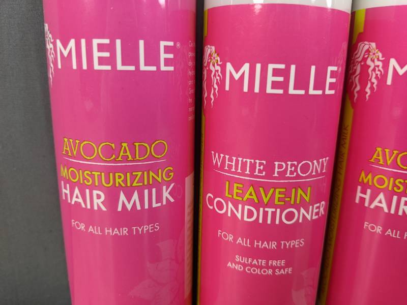 lot 67 image: Brand New Mielle White Peony Leave-In Conditioner & (2)16 fl. oz, Moisturizing Hair Milk, Avocado - 8 fl oz I