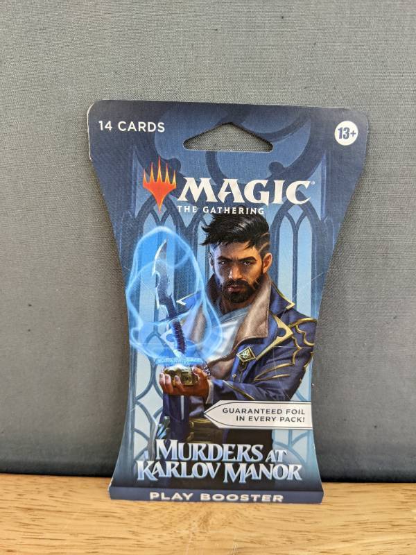 lot 43C image: (6) Brand New Magic the Gathering MURDERS AT KARLOV MANOR PLAY BOOSTER I