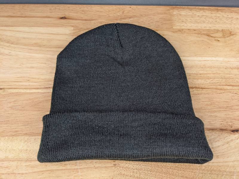 lot 80D image: 24 Brand New Advantage Series Ltd. Black Winter Beanies Hats OSFM A