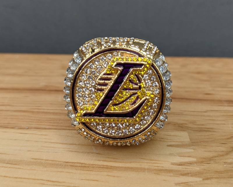 lot 3 image: New LeBron James Los Angeles Lakers 2020 NBA Basketball Championship Replica Ring I