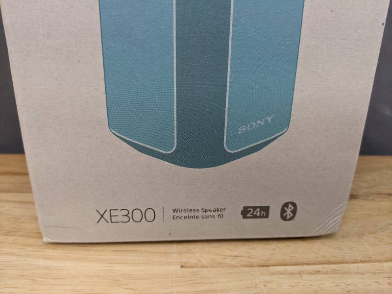 lot 14B image: Brand New Sony SRS-XE300 Wireless Portable Bluetooth Speaker, IP67 Water-resistant, Dustproof and Shockproof, Blue $197 Retail Y