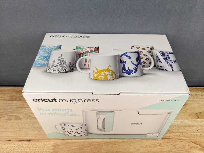lot 19B image: Brand New Cricut Mug Press Heat Press for Mugs 11 x 6.2 x 6.5 I