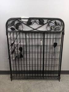 lot 15B image: New AMAGABELI GARDEN & HOME 4 Pack Decorative Garden Fences and Borders for Dogs 44in(H)36in(L) No Dig Metal Fence Panel Edging Border Fence for Animal Barrier Fencing for Flower Beds Yard Gate Rustproof T