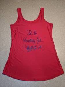 lot 410 image: New No Boundries  Tell Me Something Girl Womens Pink Tank Top P