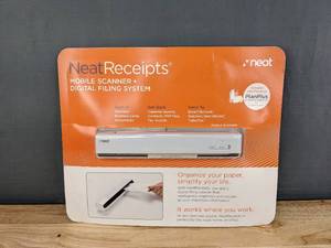 lot 76 image: Brand New NeatReceipts Mobile Scanner  Digital Filing System Software H