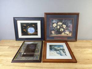 lot 158 image: Collection of Inspirational Framed Artwork (4 Pieces) H