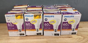 lot 91 image: 16 Four Packs of New Philips LED 60w Light Bulbs H