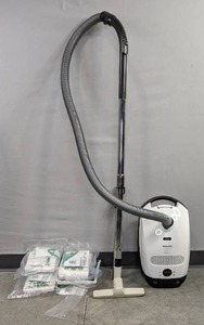 lot 185 image: Miele Classic C1 Olympus Powerline Vacuum, Micro Filtration Vacuum Bags, Miele U Bags and Filters H