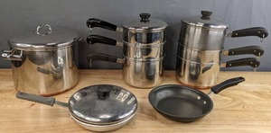 lot 110 image: (13) Assorted Pots, Pans & Lids H