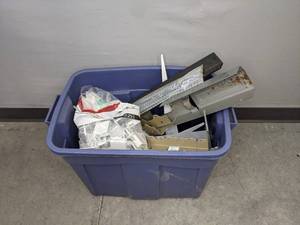 lot 225 image: Assorted Closet Shelf Racks, Wall End Brackets, Support Brackets, and more H