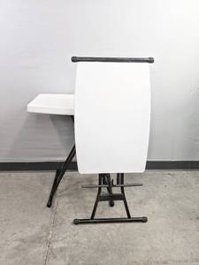 lot 50B image: Pair of Adjustable Folding Tables H