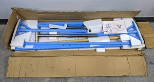 lot 21A image: New Dai & F Gymnastics Adjustable Training Bar Light Blue T