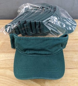 lot 106C image: 12 Brand New Advantage Series Ltd. Spruce Green Visors OSFM A