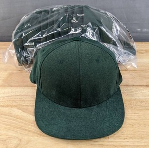 lot 66A image: 48 Brand New Yupoong Spruce Green Hats, Fitted Fits size 7-7 34 A
