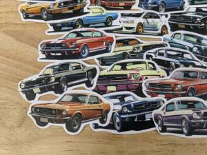 lot 48 image: 50 Brand New Car Stickers Automobile Mustang Chevy Ford N