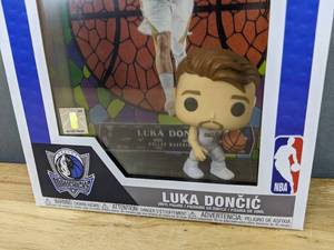 lot 23A image: Brand New Luka Doncic Funko Pop #16 Panini Mosaic NBA Dallas Mavericks Vinyl Figure O