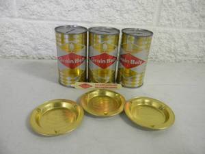 lot 3 image: VINTAGE NEW OLD STOCK - GRAIN BELT BEER - 3 CAN COIN BANKS & 3 GRAIN BELT BEER ALUMINUM ASHTRAYS - NICE - AWESOME SET - SEE PICTURES