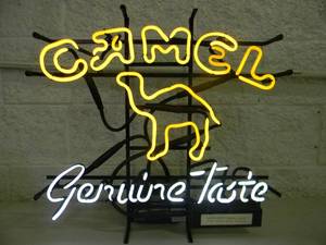 lot 4 image: VINTAGE Camel Genuine Taste NEON LIGHT - WORKS - RARE FANTASTIC PIECE - NICE - APPROX 23 By 21 - SEE PICTURES