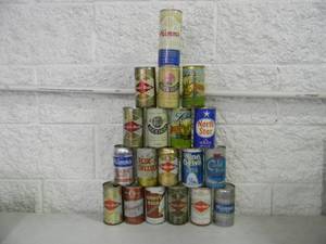 lot 19 image: VINTAGE COLLECTION OF MINNESOTA BREWED BEER CANS - GREAT OLD SCHOOL COLLECTION - SEE PICTURES