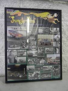 lot 31 image: Jungle Jim Liberman Framed Advertising Poster - FANTASTIC PIECE - Nice - APPROX 11 By 14 - SEE PICTURES