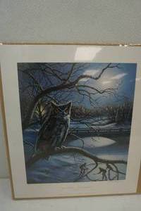 James A Merger Print  Hoot N Holler- Great Horned Owl