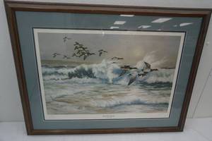 Larry Toschik Picture  On to Chesapeake Signed & numbered