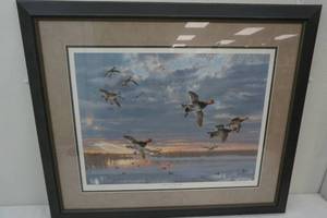 Scot Storm Print Signed & Numbered Return to Hay Bale