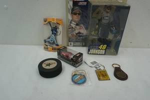 Racing, Hockey, Baseball memorabilia