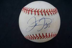 Signed Baseball Frank Thomas