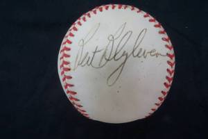 Signed Baseball Bert Blyleven
