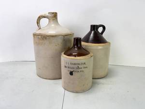 lot 210 image: Whiskey Jugs
