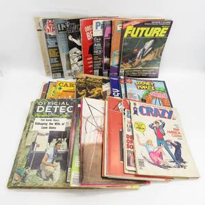 lot 12 image: Grouping of Vintage Magazines, Comics, Celebrity & More
