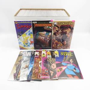 lot 22 image: 150 Modern Age Assorted Comic Books Bagged & Boarded
