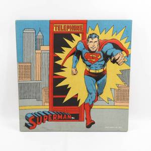 lot 117 image: Vintage 1975 Superman 18 Canvas Print DC Comics Low Relief By Ann OOAK