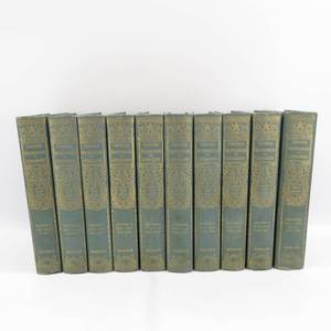 lot 114 image: Set of 10 Crowned Masterpieces of Literature Hardcover 1908 Ferd. P. Kaiser Pub Co