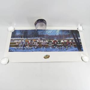 lot 74 image: Minnesota All-Star Game Signed Artist Proof Limited 44100 Lithograph Starry Night wCertificate