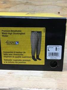 lot 3 image: Cabelas Premium Breathable Stocking-Foot Pant Waders for Men Size Large