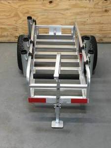 lot 36 image: Metal Cart 3 ft 8 inches long x 1 ft 7 12 inches wide