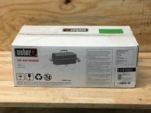 lot 12 image: Weber Go-Anywhere Portable Propane Gas Grill (WEB-1141001)