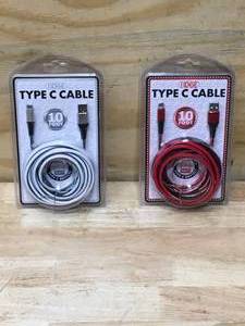 lot 59 image: Lot of 2 - Type C Cables 10 ft