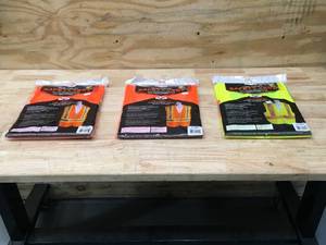 lot 76 image: Lot of 3 - GSM Safety Products Dual Color Safety Vests Size XX Large