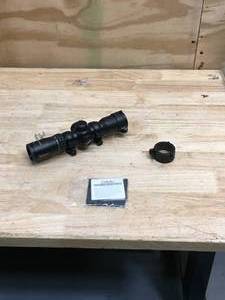 lot 112 image: Cabelas Intensity 1.5-5x32 Illuminated Crossbow Scope (retail $119.99)