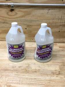 lot 115 image: Lot of 2 - Clean-Rite Purple Power Brand Aluminum Brightener Professional Strength Cleaner