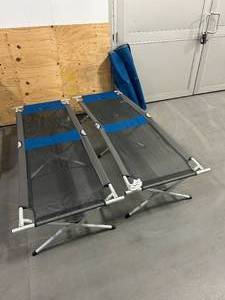 lot 180 image: BASS PRO SHOPS Lot of 2- Eclipse Camp Cots