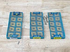 lot 188 image: Lot of 3 - 10 pcs TaeguTec CNMG 433  120412 Grade KT450 Carbide Inserts
