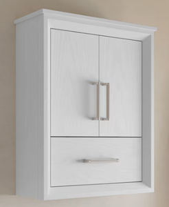 lot 19 image: Greentouch Home Knowell 24-in x 30-in x 10-in White Oak Soft Close Bathroom Wall Cabinet