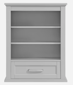 lot 28 image: Style Selections Cromlee 24-in x 30-in x 10-in Light Gray Soft Close Bathroom Wall Cabinet