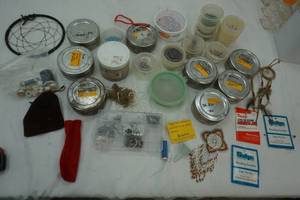 Craft Lot of Seed Beads, variety of colors, Dream catchers