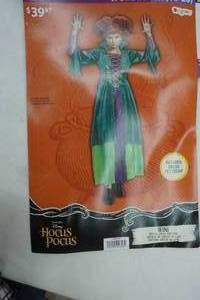 Halloween Costume Hocus Pocus Wini  Size M 8-10